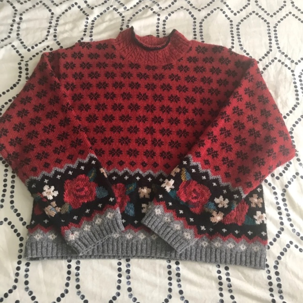 Vintage Normadic Traders of Berkeley Wool Sweater